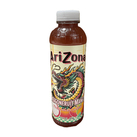 AriZona Dragonfruit Mango Juice Drink 20 oz Bottles (Pack of 24) | Tropical Mango & Dragonfruit Blend | Refreshing Caffeine-Free Beverage AriZona Dragonfruit Mango Juice Drink 20 oz Bottles (Pack of 24) | Tropical Mango & Dragonfruit Blend | Refreshing Caffeine-Free Beverage