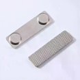thumbnail image 4 of 10pcs Metal Strong Magnetic Badge Rectangular Badge Magnets for School Hotel Trade Shows, 4 of 5