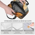 thumbnail image 3 of Uemuo Prairie Meditating Lion Printed Lunch Bag Lunch Box Reusable Insulated Lunch Tote Bag, Leakproof Thermal Cooler Sack Food Handbags Case High Capacity, 3 of 5