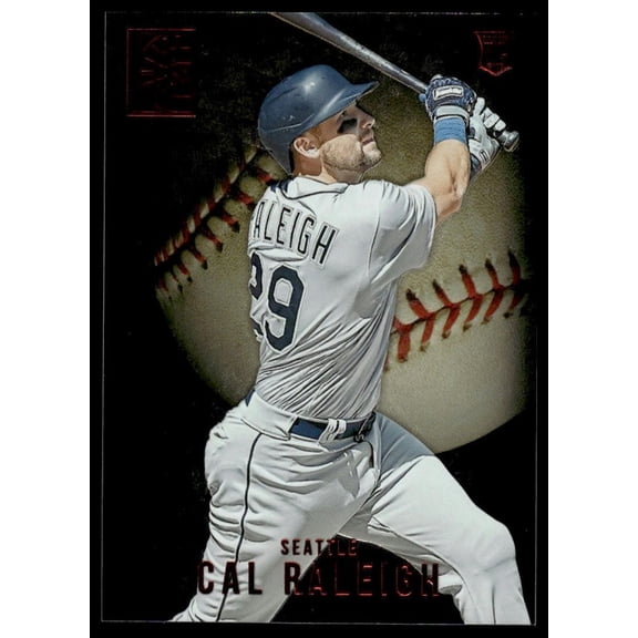 2022 Panini Capstone Baseball Cal Raleigh #127 Seattle Mariners Seattle Mariners MLB Baseball Trading Card