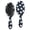 Halloween Ghost Pattern, variant on Halloween Ghost Boo Pattern Brush, Detangling Hair Brush, Scalp Massage Hair Comb, Round Tip Bristles Gifts for Daily Hair Care