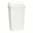 thumbnail image 3 of Xiaopangcheng 13 Gallon Swing Top Kitchen Trash Can - Plastic, Removable Lid - 1pc, Black — Residential Use, Standard Application, 3 of 6