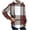 Wine, variant on Women's Plaid Zipped Hoodies for Breastfeeding Long Sleeve Casual Pullover Hooded Sweatshirt Loose Tops Shirts (XL, Wine)