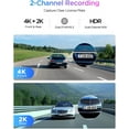 thumbnail image 5 of VIOFO Dash Cam A329S Front and Rear 2-Channel 4K 60FPS Dual STARVIS 2 Sensors, 5 of 6
