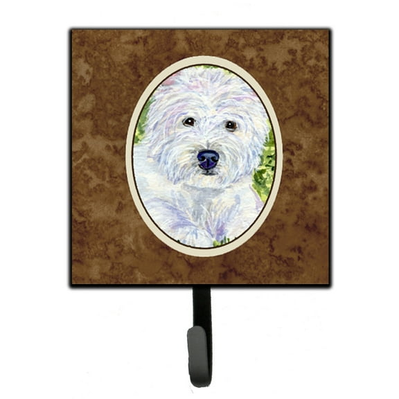 Caroline's Treasures SS8835SH4 Westie Leash or Key Holder, Single Hook, multicolor