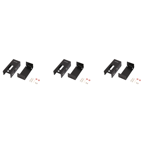 3X Aluminium Alloy Case for MMDVM Hotspot Expansion Rainsun Board Radio Station Wifi Voice Modem W Black