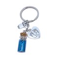 thumbnail image 4 of Raindrops Pocket Hug Heart Heart Keychain Bag Pendant Baby 5.50X3.00X0.20CM Blue, 4 of 8