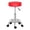Red, variant on IVV Backless Rolling Bar Stool, 360° Rotation & Adjustable Height, Black PU Leather Swivel Padded Seat with Chrome Plated Base for Kitchen Bar Living Room