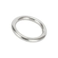 thumbnail image 4 of 10x Anillos Reemplazo 304 Accesorio de Acero Inoxidable Conector Hebillas para Bolso Bolso Correa Correa para Perro Cuero Artesanía Es 5x60mm Sunnimix junta tórica soldada, 4 of 6