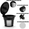 thumbnail image 3 of Reusable K Cups for Keurig, 6-Pack Refillable Coffee Filter Pods for Keurig 1.0 and 2.0 Brewers with Cleaning Brush, 3 of 6