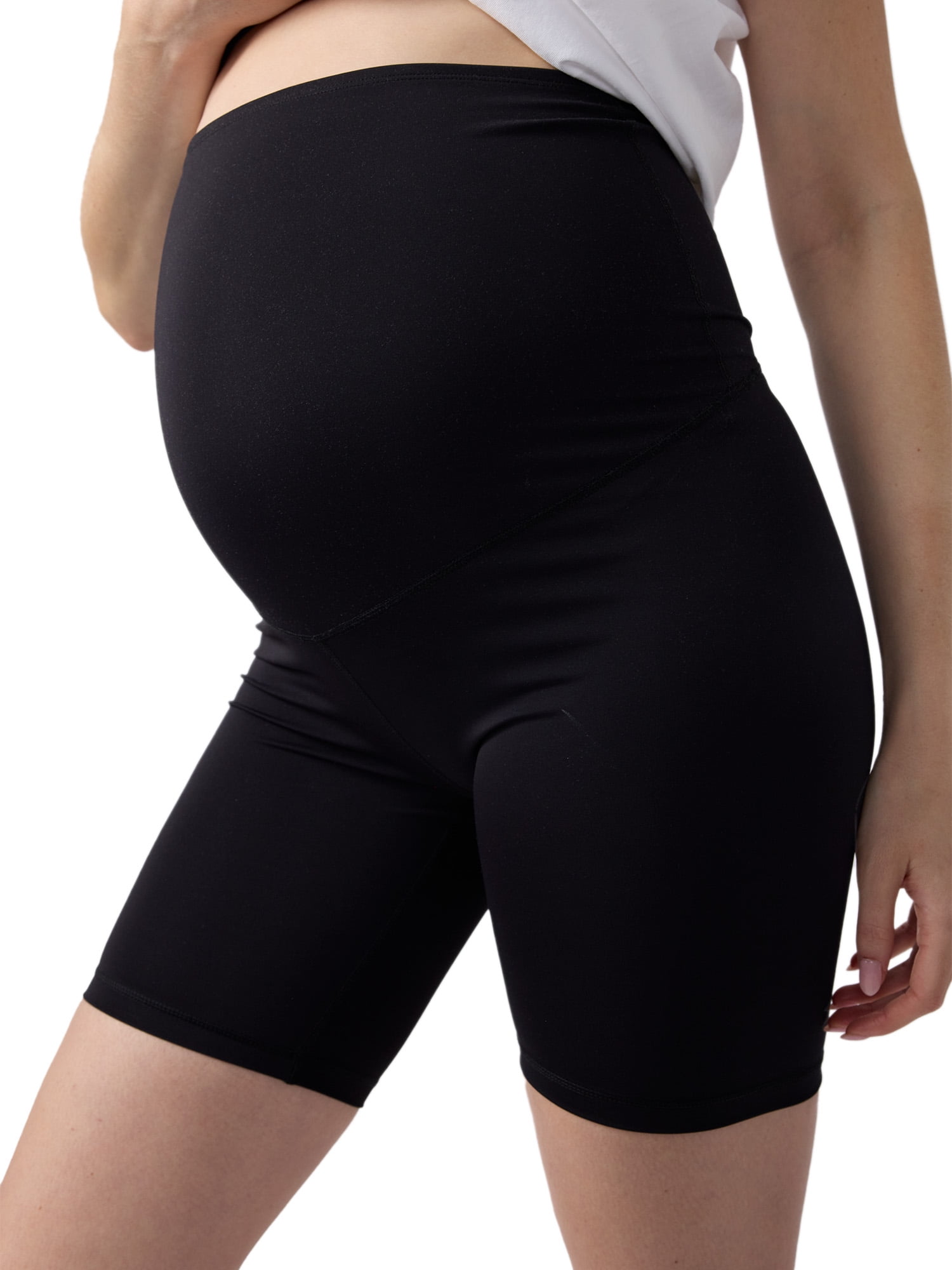Ingrid & Isabel For Every Belly Women's Maternity Biker Shorts, Available in Sizes S-XXL
