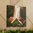 thumbnail image 6 of Majestic Waterfall Scene - Canvas, 6 of 10