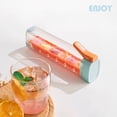 thumbnail image 4 of Naiovety Molde Simple para cubitos de hielo, bandeja para refrigerador de 6 rejillas para hacer hielo fácilmente, descongelar con una sola Organizadores de utensilios de cocina A, 4 of 4