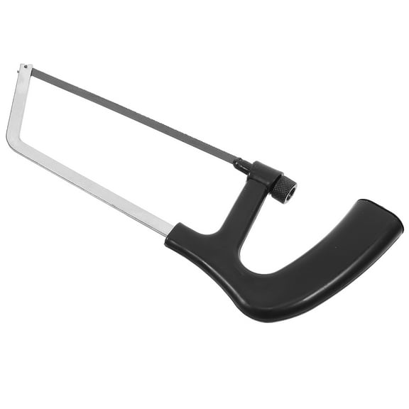 BESTYASH Portable Mini Hand Saw for Home Use, Multifunctional Wood and Plastic Cutting Tool with Replacement Blades, Black