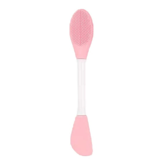 Cleaning Brush2 2 In 1 Face Wash Brush with Double Head Silicone Brush for Pore Extraction Gentle Cleansing Facial Scrubber Device