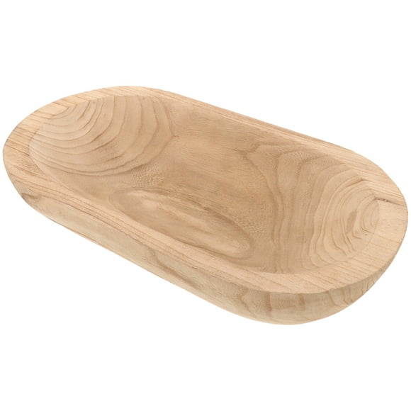 Wooden Dough Bowl Wooden Bowl Rustic Bread Bowl Wooden Bowl Decorative Bowl