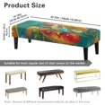 thumbnail image 7 of Whosucclay Frog Mushroom Forest Print Rectangle Bench Covers, Universal Dining Bench Slipcover Washable Bench Seat Protector Cover Stretch Dining Chair Slipcovers for Living Room, Bedroom, 7 of 7