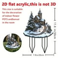 thumbnail image 3 of Luoshdecor Christmas Garden Decorative Inserts Garden Stakes Acrylic Art Outdoor Xmas Decor for Potted, Yard,Outdoor, 3 of 6