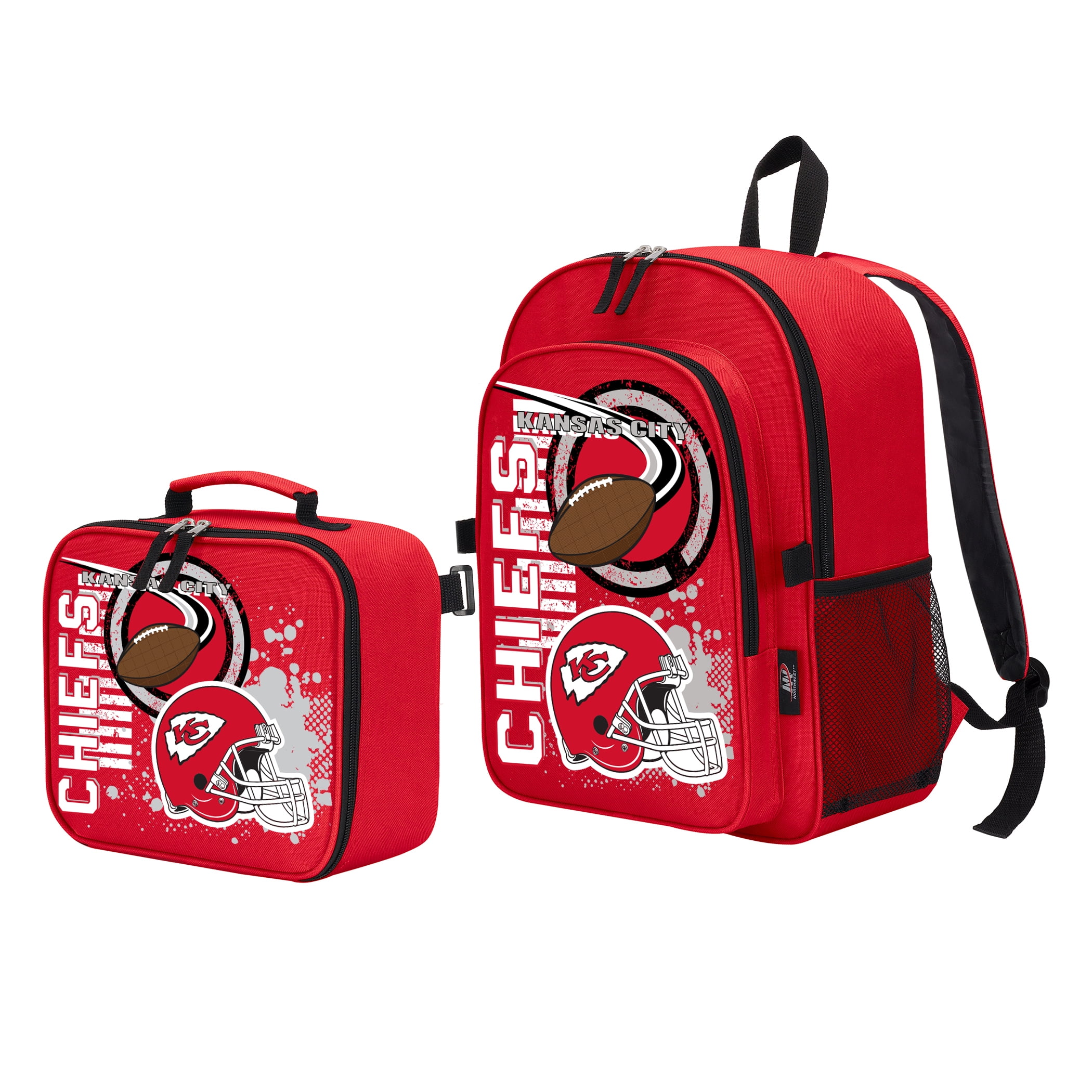 NFL Kansas City Chiefs "Accelerator" Backpack and Lunch Kit Set - Walmart.com - Walmart.com