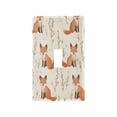thumbnail image 2 of Switch Panel Switch Decoration 2.76x4.53x0.28 Inches Duplex Outlets Switch Plate Wall Plates Living Room Kitchen Bedroom Study Switches Little Fox Cartoon, 2 of 8