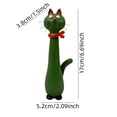 thumbnail image 2 of Handcrafted Quirky Cat Vase, Whimsical Cat Flower Vase, Funny Kitty Planter for Desk, Shelf, Boho Home Decor, Unique Gift for Cats Lovers, 2 of 6