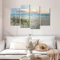 thumbnail image 2 of Elephant Stock Beach Driftwood Wall Art - Horizontal Multi Panel Canvas - Living Room Wall Decor - Beach Multi Panel - Gray And Beige Decor By Nan - 52" x 32", 2 of 4