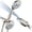 Satin Nickel, variant on As-Seen-On-TV High Pressure 50-mode Rain & Handheld 3-way Shower Head Combo - Anti-clog Nozzles/Tub, Tile & Pet Power Wash/Extra Long 6 ft. Stainless Steel Hose/Nickel Finish