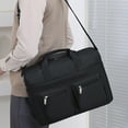 thumbnail image 2 of Laptop Bag Briefcase for Men Women Waterproof Nylon Lightweight Compact, Shoulder Messenger Handbag for Business Office Work Travel College Black, 2 of 6
