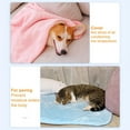 thumbnail image 3 of Visland Dog Cat Blanket, Thickened Soft Cozy Double Sided Velvet Winter Warm Pet Cushion for Puppy Kitten Small Medium Dogs, 3 of 8