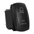 thumbnail image 2 of HAHDAXIA Blue Led Aux Light Rocker Switch with Jumper Wires 5Pin ON Off SPST Toggle Switch for Automotive 4x4 Caravan UTV Can-Am Commander ATV 12V/20A 24V/10A, 2 of 6