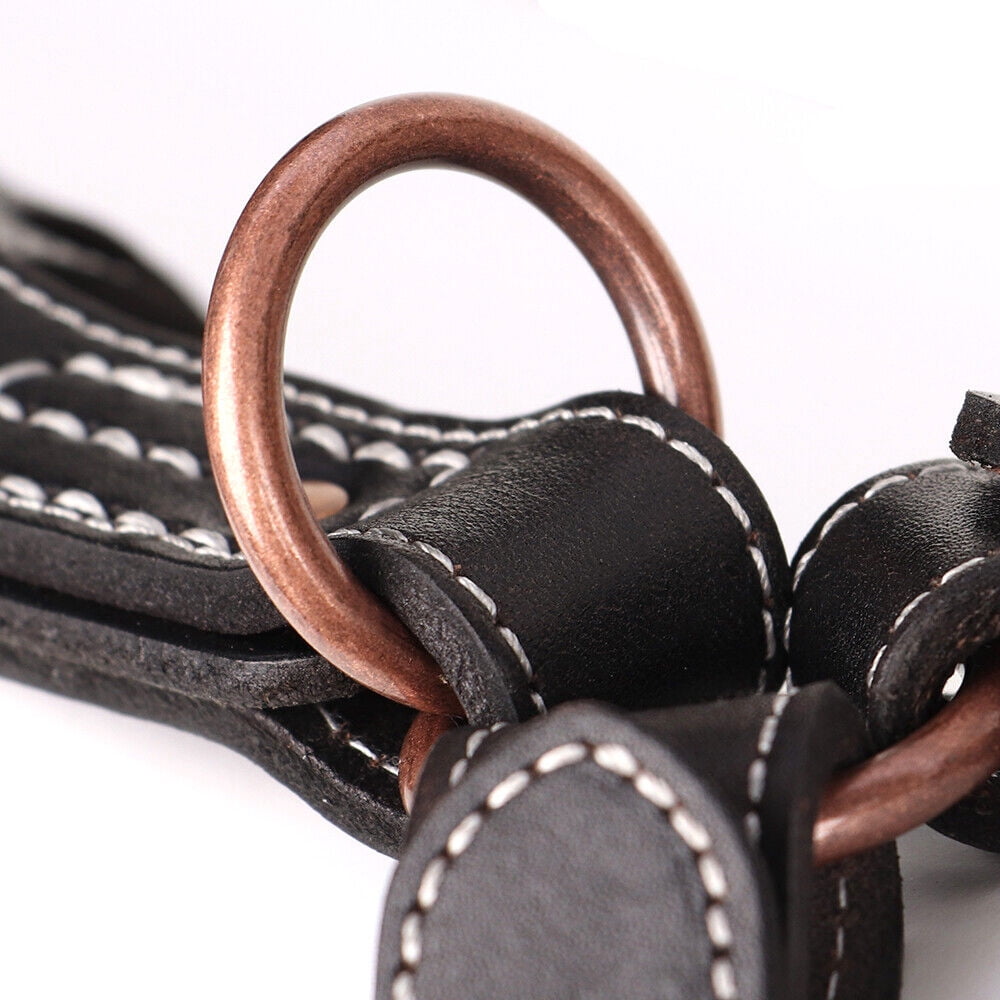 Pet Artist Heavy Duty Retro Rivet Spiked Studded Dog Harness No Pull Genuine Leather Vest for Medium Large Breeds Pitbull Mastiff