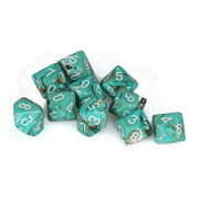 Chessex Marble Oxi-Copper/White Set of 10 d10 Dice
