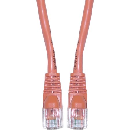 Cat5E Orange Ethernet Patch Cable  Snagless - Molded Boot  7 Foot price history on PriceWatchPro