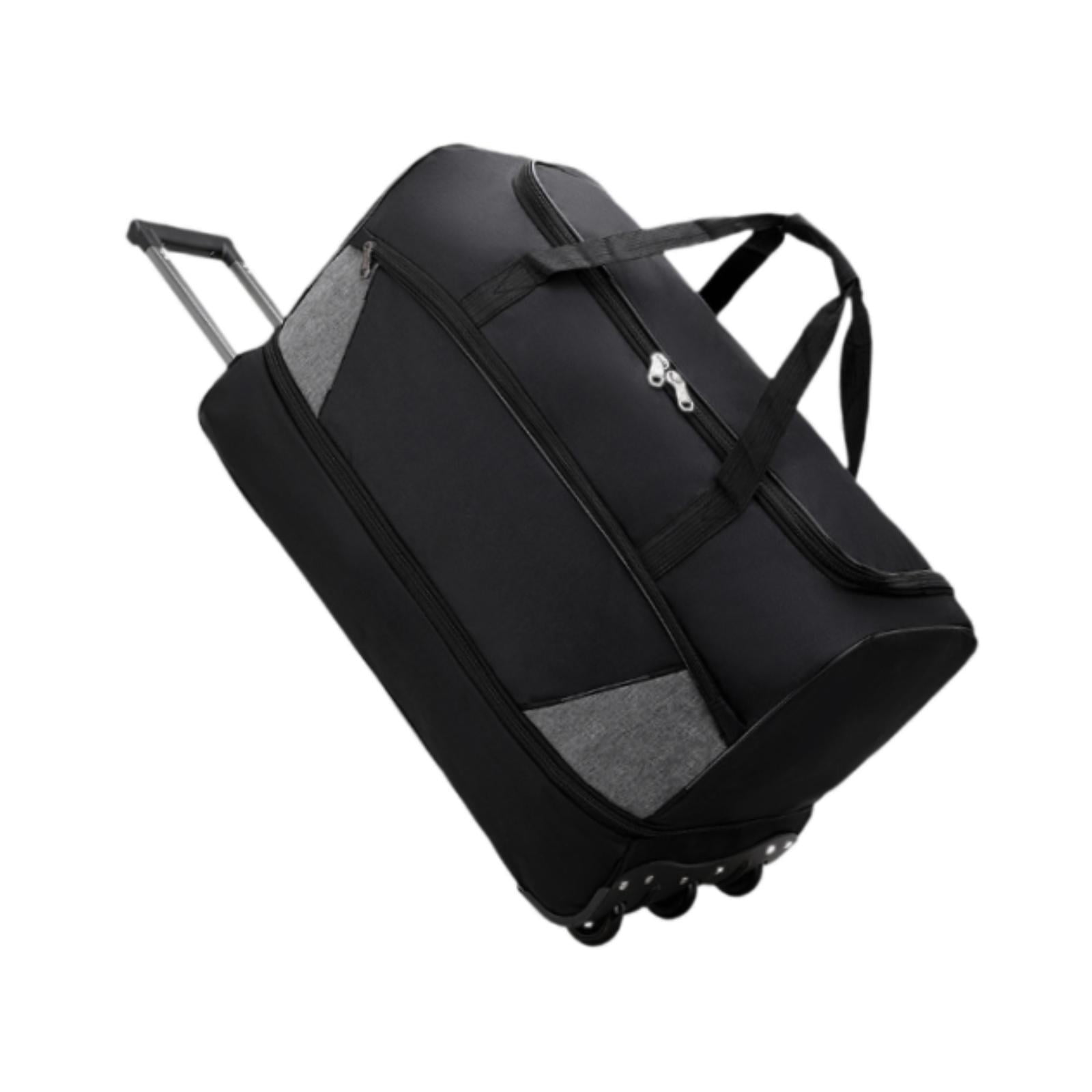 LeeQinersw Wheeled Rolling Duffle Bags Space Saving Luggage Bag for Picnic Outdoor Women S
