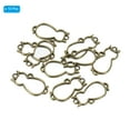 thumbnail image 3 of Uxcell Cat Shaped Alloy Open Back Bezel Pendants Hollow Resin Frame for DIY Crafts, Bronze 10 Pack, 3 of 5