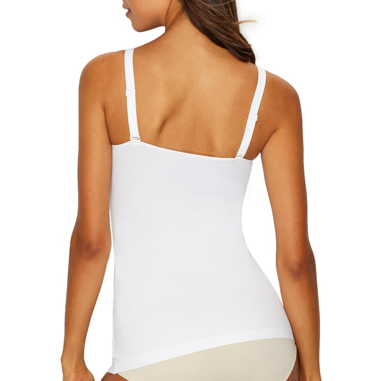 Maidenform Cool Comfort Smoothing Cami Shapewear White XL Women's