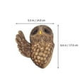 thumbnail image 2 of Creative Owl Statue Tree Hanging Ornament Garden Resin Decor Yard Scene Adornment, 2 of 6