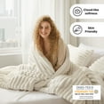 thumbnail image 3 of Regency Heights Twin/Twin XL Fluffy Ribbed Plush Comforter Set 2-Piece Bedding Set Ivory, 3 of 9