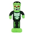 thumbnail image 4 of Gymax 8.4 Ft Tall Inflatable Halloween Decoration LED-lit Inflatable Green Zombie, 4 of 6