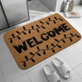 thumbnail image 4 of Christmas Welcome Doormat, Christmas Light Doormats, Christmas Tree, Front Doormat, Monogram, Santa Deer Doormats, Welcome Doormat,Home Decor,Front Back Door Mat,Coral Velvet Rug 17”x30”, 4 of 6