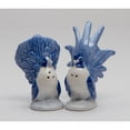 thumbnail image 4 of Ceramic Mini Blue Rooster Salt and Pepper Shakers, 4 of 4
