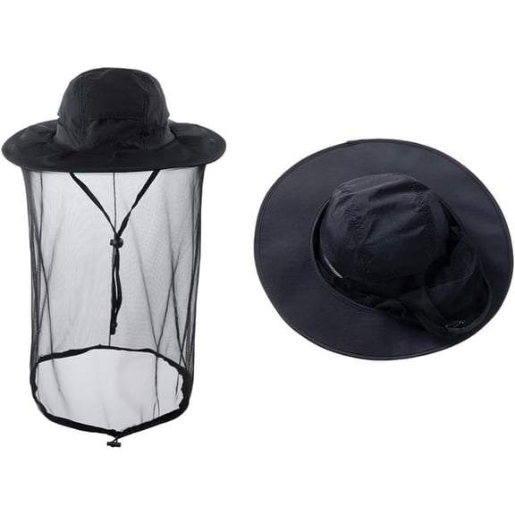 Head net hat Beekeeping Beekeeper bee Veil hat Hunting Netting mesh Hood Cap bee Keeper Catcher 1Pack