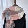 thumbnail image 3 of Prolriy Scarf for Women Fall Winter Scarf Classic Scarf Warm Soft Large Blanket Wrap Shawl Scarves Shawl Scarf Pink, 3 of 3