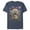 Navy Blue Heather, variant on Men's Star Wars: The Mandalorian The Child Starry Night  Graphic Tee Black Medium