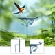 thumbnail image 5 of Baño de pájaros de metal, resistente a la intemperie, decoración de jardín, cuenco de agua, baño de pájaros de jardín, Azul, 5 of 9