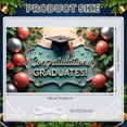 thumbnail image 2 of Pink Theme Graduation Banner Gold Stars Congrats Display Glitter Design Pink Balloons Grad Backdrop for Graduation Ceremony College Graduation Grad Party, 2 of 9