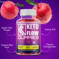 thumbnail image 3 of Keto Flow Gummies, Apple Cider Vinegar, Vitamin B12, Powerful Supplement, 30 Gummies (1 Pack), 3 of 5