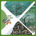 thumbnail image 3 of The Magic Foldable Fishing Trap, Auto-Foldable Strengthened Fishing Trap Net Fishing Kit,Fishing Bait Trap Portable Fishing Net for Crab Crayfish Fish Minnow Shrimp (10 Holes), 3 of 6