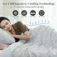 thumbnail image 4 of OIGAE Cooling Comforter for Hot Sleepers and Night Sweats King Size Double Sided Cooling Blanket Q-Max 0.45 Breathable Summer Cold Comforter for Bed, 90" x 108", 4 of 8