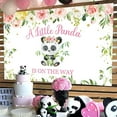 thumbnail image 2 of Panda Baby Shower Decorations for Girl Pink Panda Baby Shower Backdrop 3 * 5ft Panda Baby Shower Photography Background for Kids Birthday Baby Shower Party Decoration, 2 of 6